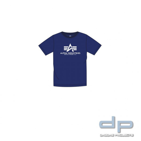 Alpha Industries Big Logo Kids T in nautical Blue