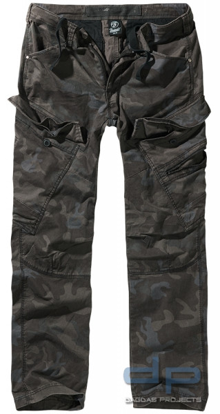 Brandit Adven Slim Fit Trousers in darccamo Größe: XXL