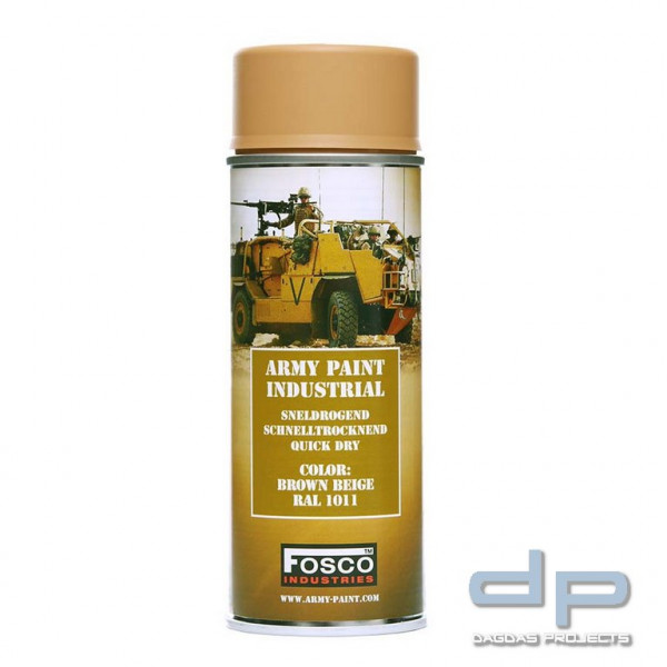 Spraydose Militärfarbe 400 ml Brown Beige