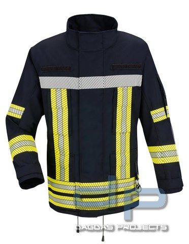 Einsatzjacke Fire-Jack blue - EN 11612:2015, EN 15614:2007