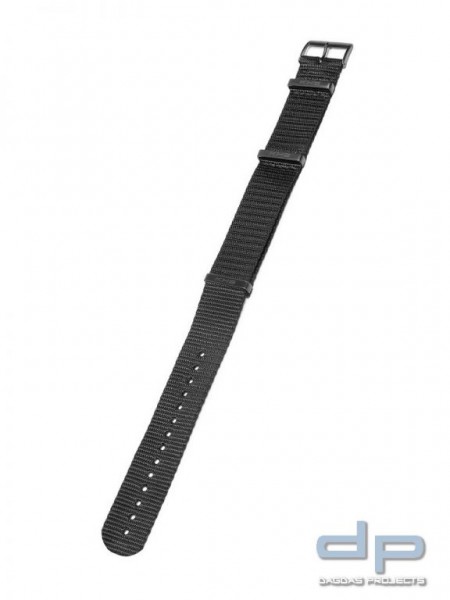 KHS Ersatzarmband Natoband Black 22 mm